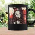 真面目な女王 野生の髪と尖った王冠 コーヒーマグ ギフトのアイデア