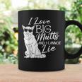 私は大きな雑種が大好きで、犬救助犬シェルターに嘘はつかない コーヒーマグ ギフトのアイデア