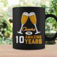 結婚10周年記念ギフト Cheers Amazing Years Married コーヒーマグ ギフトのアイデア