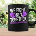 線維筋痛症啓発 パープルリボン We Fightonly Together コーヒーマグ ギフトのアイデア