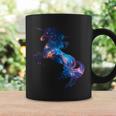 美的シルエット 夢のような宇宙 銀河 ユニコーン コーヒーマグ ギフトのアイデア