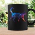 美的シルエット 星 宇宙 銀河 猫 コーヒーマグ ギフトのアイデア