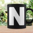 英文字 N 大文字 アルファベット モノグラム イニシャル コーヒーマグ ギフトのアイデア