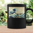 葛飾 北斎 神奈川沖浪裏 有名なヴィンテージアート スタイリッシュ コーヒーマグ ギフトのアイデア