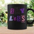 言うことを少なく見積もり-言う量を減らす コーヒーマグ ギフトのアイデア