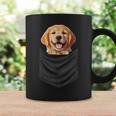 面白いtシャツ ゴールデンレトリバー 胸 ポケット イヌ メンズ 犬 グッズ おもしろ 面白い 服 ネタ コーヒーマグ ギフトのアイデア