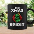 面白いクリスマス「The Xmaspirit」グラフィック コーヒーマグ ギフトのアイデア