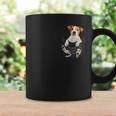 面白いジャックラッセルテリア犬ポケット犬愛好家 コーヒーマグ ギフトのアイデア