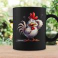 面白い動物、友人や家族のための素晴らしいチキン コーヒーマグ ギフトのアイデア