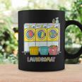 鮮やかでカラフルなコインランドリーテーマ カジュアル コーヒーマグ ギフトのアイデア