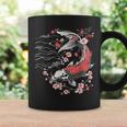 鯉 桜 桜 季節 錦鯉 魚 アジアン コーヒーマグ ギフトのアイデア