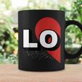 ２人で着るとハートが出来る Loveの文字になる 「Lo」カップル 恋人 コーヒーマグ ギフトのアイデア