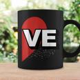 ２人で着るとハートが出来る Loveの文字になる 「Ve」カップル 恋人 コーヒーマグ ギフトのアイデア