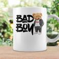 Angry Bad Boystyle、クールなテディベア、バッドボーイグラフィックデザイン。 コーヒーマグ ギフトのアイデア