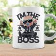 Baby Boss I'm The Boss レトロ Like A Boss キッズ コーヒーマグ ギフトのアイデア
