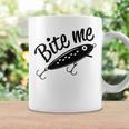 Bite Me 面白いフィッシャーマンフィッシングルアー コーヒーマグ ギフトのアイデア