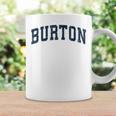 Burton Michigan Mi ヴィンテージ スポーツデザイン ネイビーデザイン コーヒーマグ ギフトのアイデア