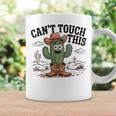 Can't Touch This Cactus Cowboy ウエスタンカートゥーン ユーモア コーヒーマグ ギフトのアイデア