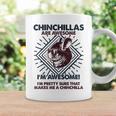 Chinchillas Are Awesome 面白いチンチラママパパ コーヒーマグ ギフトのアイデア