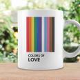 Colors Of Love Lgbt Flag Pride Month トランスジェンダー レインボーtシャツ コーヒーマグ ギフトのアイデア