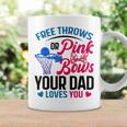 Dad Loves You Free Throw Or Pink Bows 性別発表 コーヒーマグ ギフトのアイデア