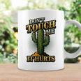 Don't Touch Me It Hurts – サボテンの反社会的ユーモア コーヒーマグ ギフトのアイデア