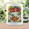 Feelin' Pine Feelin' Fine パイナップル トロピカル ビーチ 楽しい コーヒーマグ ギフトのアイデア