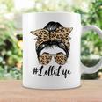 Lolli Life Bleached Leopard Messy Bun Mother's Day Coffee Mug Gifts ideas