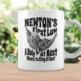 Physics ニュートンの第一法則体 安静時科学 コーヒーマグ ギフトのアイデア