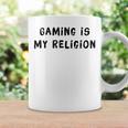 Gaming Is My Religion 面白いオタクゲームステートメント コーヒーマグ ギフトのアイデア
