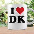 I Heart Dk Initials I Love DK First And Last Name D K コーヒーマグ ギフトのアイデア