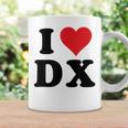 I Heart Dx Initials I Love DX First And Last Name D X コーヒーマグ ギフトのアイデア