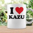 I Heart Kazu 名 I Love パーソナライズ コーヒーマグ ギフトのアイデア