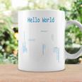 Hello World プログラマープログラミング言語コード 長袖tシャツ コーヒーマグ ギフトのアイデア