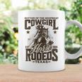 Hoofbeatのリズム カウガール 馬 ロデオ テキサスホース コーヒーマグ ギフトのアイデア