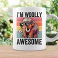 I'm Woolly Awesome 面白い レトロ メンズ レディース キッズ ウーリーマンモス コーヒーマグ ギフトのアイデア