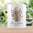 He Is Risen 花柄 十字架 春の花 イースター クリスチャ コーヒーマグ ギフトのアイデア