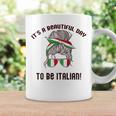 It's A Beautiful Day To Be Italian イタリア国旗 ミーム 背面に コーヒーマグ ギフトのアイデア