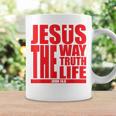 Jesus Is The Way Truth Life クリスチャン 男性 女性 クリスチャン コーヒーマグ ギフトのアイデア
