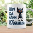 Katze Bin Da 'T Losgehen ファニーステートメントキャット コーヒーマグ ギフトのアイデア