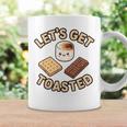 Kawaii'mores Let's Get Toast キュート 面白い キャンプ 駄洒落。 コーヒーマグ ギフトのアイデア