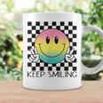 Keepmiling キュート 面白い ハッピー 平和 笑顔 ポジティブ コーヒーマグ ギフトのアイデア