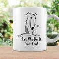 Let Me Do It For You Meme ロングノーズドッグ ボルゾイ ファニードッグ コーヒーマグ ギフトのアイデア