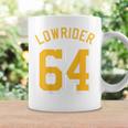 Lowrider 64 Jersey Number On The Back Classic Lowrider Car コーヒーマグ ギフトのアイデア