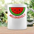 Meloncholy 面白い スイカ しゃれ フルーツ好き。 コーヒーマグ ギフトのアイデア