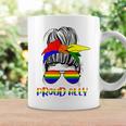 Messy Bun Proud Ally Pride Flag Love Lgbt レインボー サングラス コーヒーマグ ギフトのアイデア