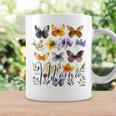 Mommy Mama バタフライ フローラル 夏 母の日 グラフィック ママ 長袖tシャツ コーヒーマグ ギフトのアイデア