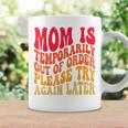 Momは一時的に順不同でおもしろいジョーク ママ向け コーヒーマグ ギフトのアイデア