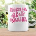 Mother Of A Warrior 乳がん啓発 ピンクリボン 長袖tシャツ コーヒーマグ ギフトのアイデア