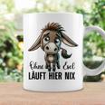 Ohne Esel Läuft Hier Nix ロバ 牧場 農業 ロバ コーヒーマグ ギフトのアイデア